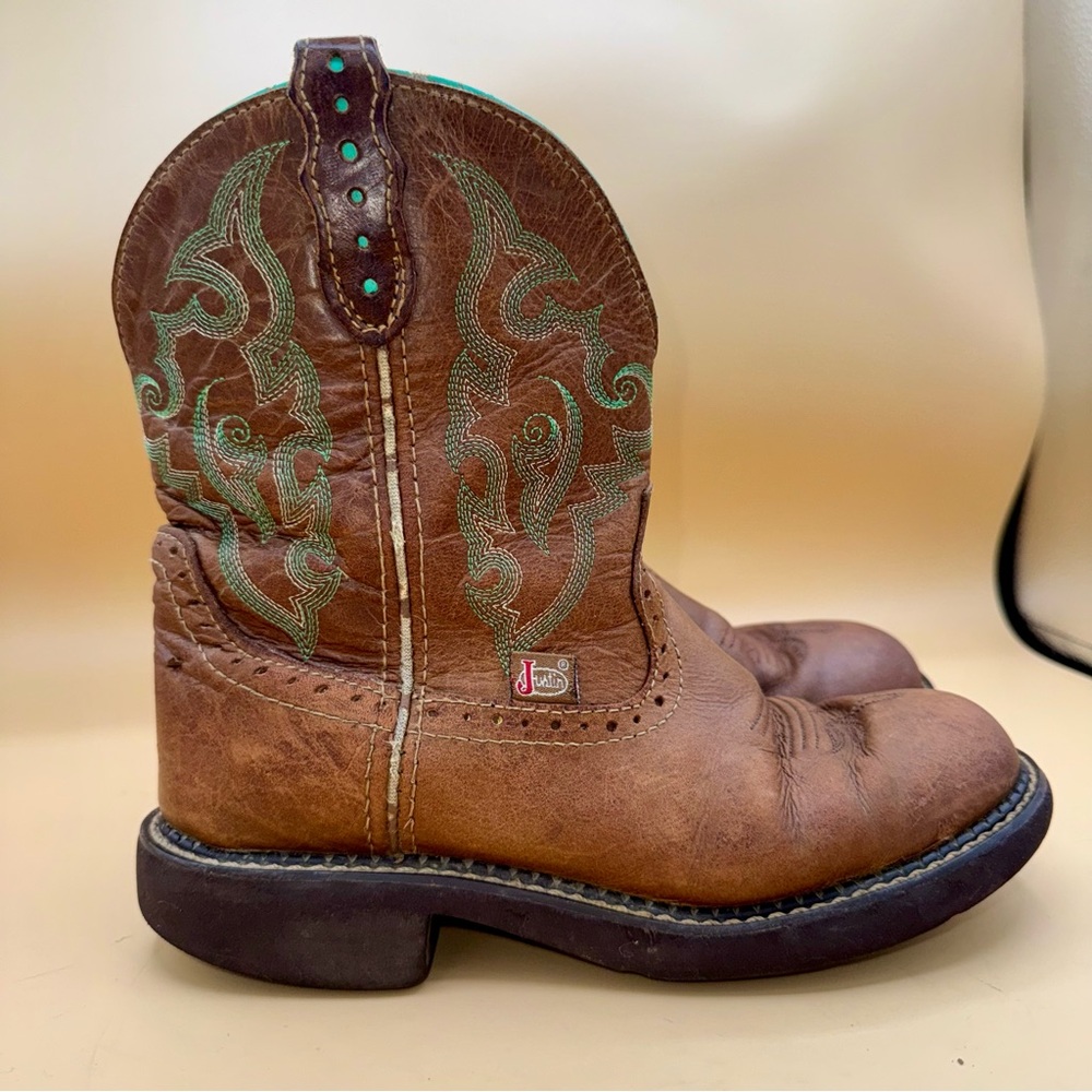 Justin Gypsy Gemma‎ 8” Cowboy Boot, Women’s Size 7 B, Preowned